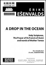 A Drop in the Ocean Mixed Voices Choral Score cover